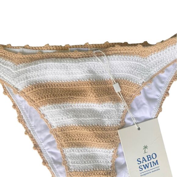 Sabo Swim Avani Crochet Bottom M NWT - Picture 3 of 6